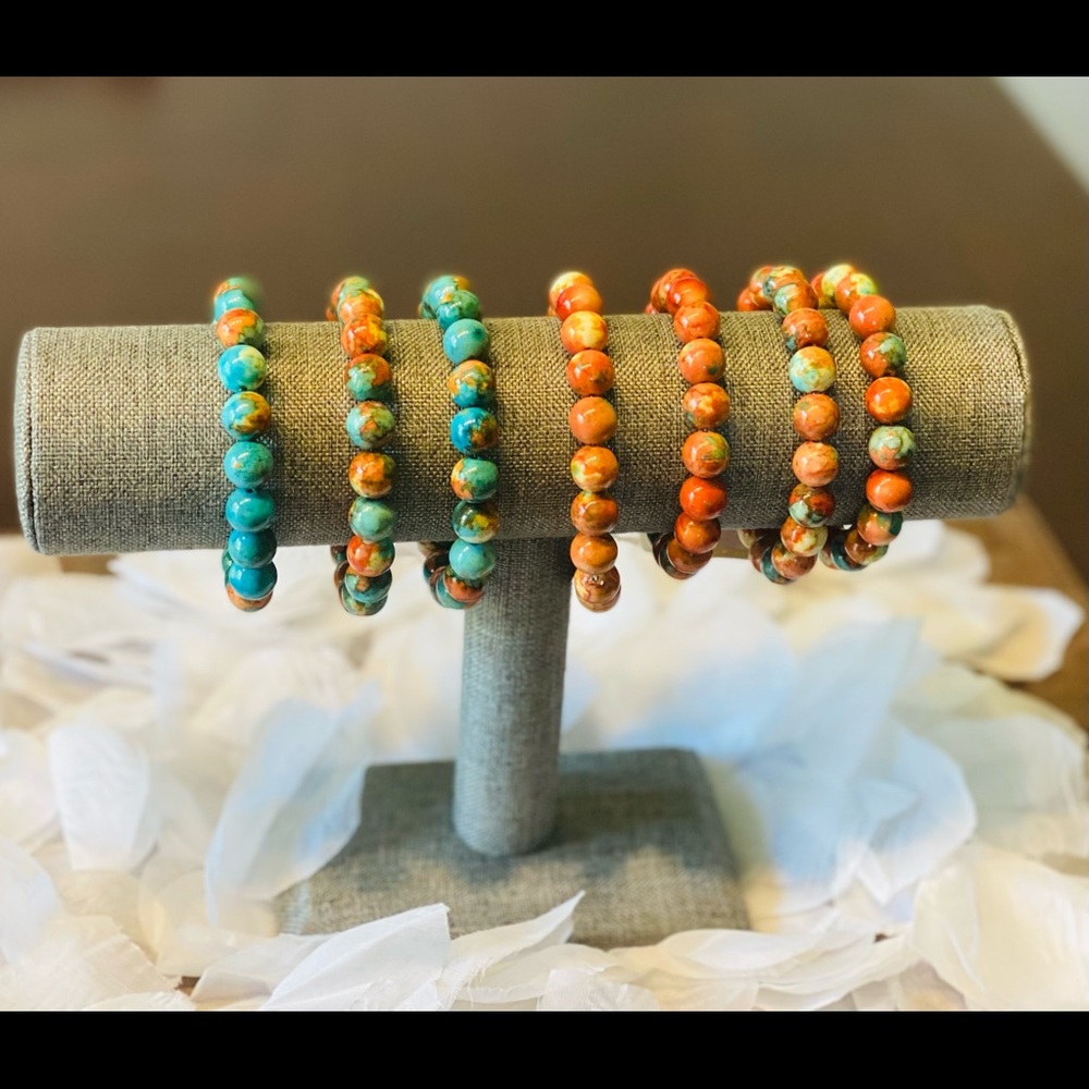 Multicolor Ceramic Beaded Bracelets